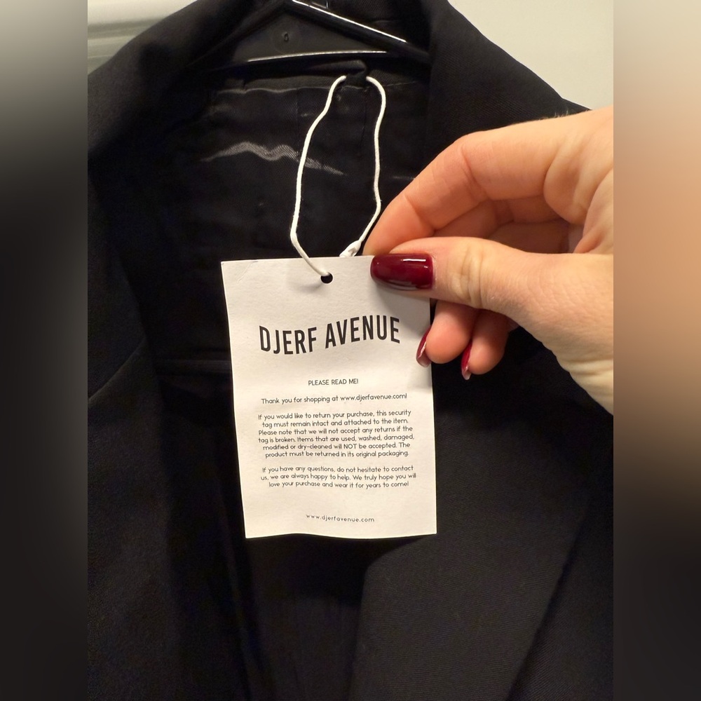 Djerf Avenue Forever Blazer Black - Picture 3 of 4